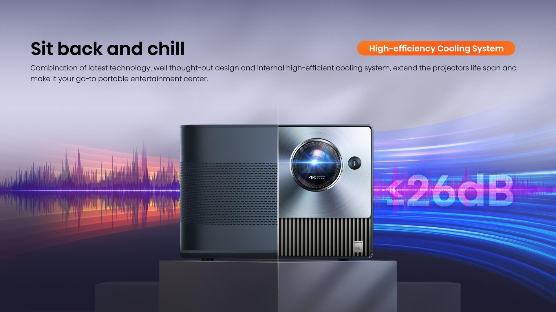Hisense C1 65”-300” Trichroma 4K Laser Mini Projector