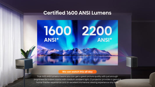 Hisense C1 65”-300” Trichroma 4K Laser Mini Projector