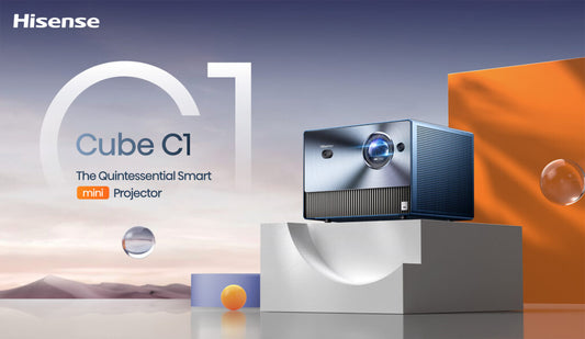 Hisense C1 65”-300” Trichroma 4K Laser Mini Projector